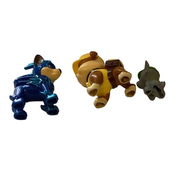 Paw Patrol Action Figure Set Chase Rubble & Rocky Lot of 3 - Picture 3 of 6